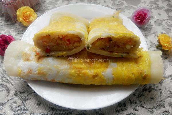 土豆丝卷饼的做法图解9
