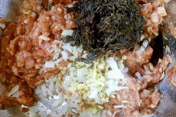 橄榄菜肉末蒸豆腐的做法图解3