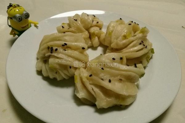 香葱花卷的做法图解13