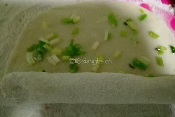 香葱花卷的做法图解4