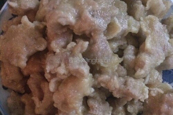 溜双段（肉段和虾段）的做法图解4