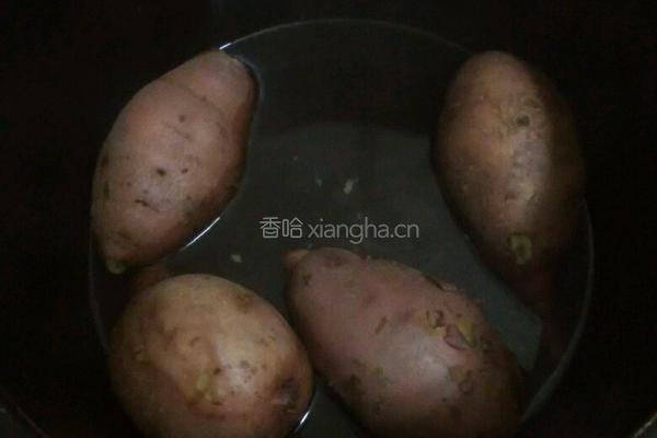 黄金芝麻香炸糕的做法图解1