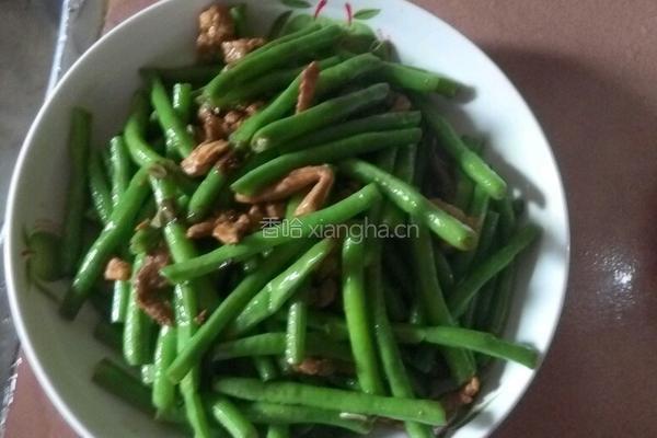 豆角炒肉的做法图解6