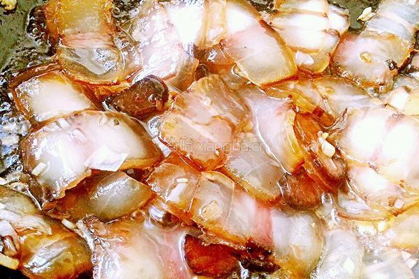 炒腊肉的做法图解5