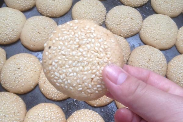芝麻桃酥的做法图解4