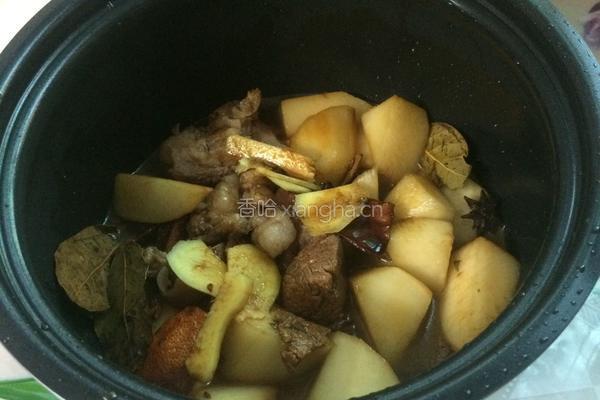 羊肉炖萝卜的做法图解9