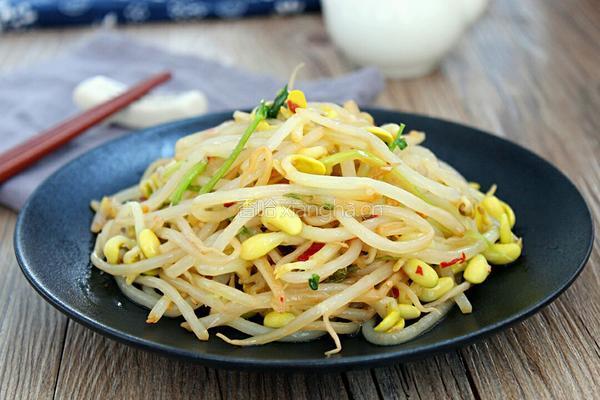 凉拌黄豆芽的做法图解10