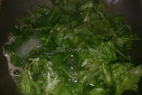 豆尖煮凉虾的做法图解4