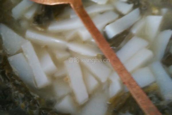 酸菜汤煮凉粉的做法图解5