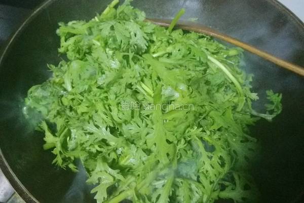 蒜蓉青蒿的做法图解6