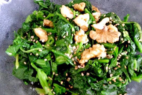 香拌核桃菠菜塔的做法图解5