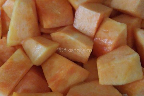 南瓜鸡蛋布丁的做法图解1