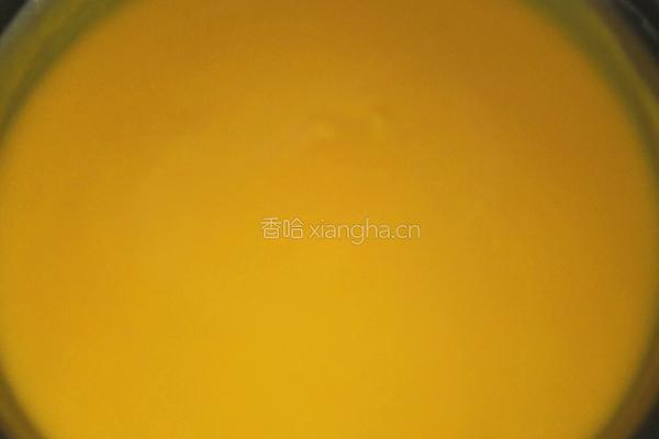 南瓜鸡蛋布丁的做法图解12