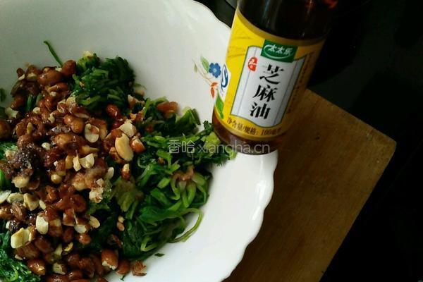 凉拌香菜花生米的做法图解10