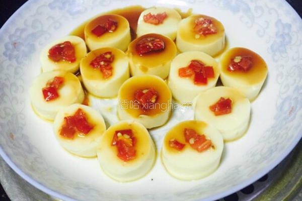 清蒸剁椒豆腐的做法图解7