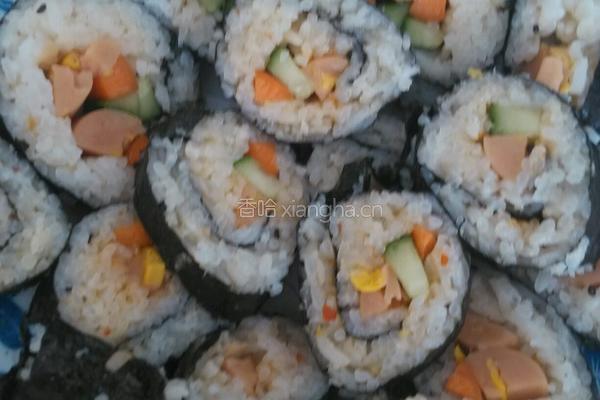 紫菜包饭的做法图解4