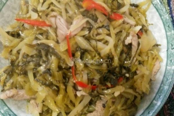 酸菜肉丝的做法图解6