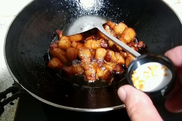 灰豆腐红烧肉的做法图解10