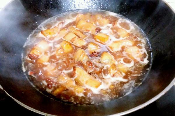 灰豆腐红烧肉的做法图解11