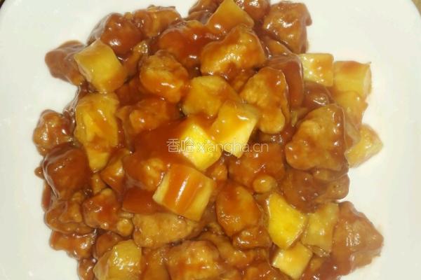 菠萝樱桃肉的做法图解9
