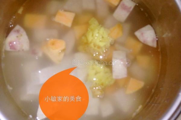 红薯芋头糖水的做法图解3