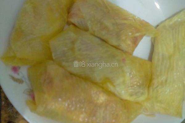 豆皮肉卷的做法图解5