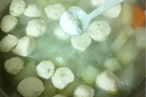 冬瓜肉丸汤的做法图解5