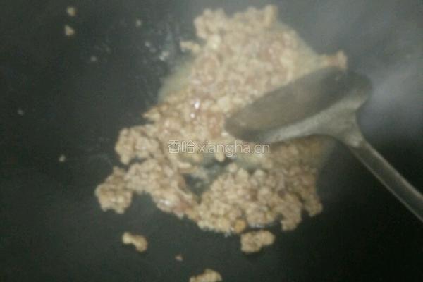 肉末炒绿豆粉丝的做法图解5