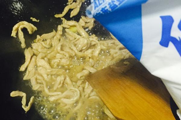 韭黄炒肉丝的做法图解8