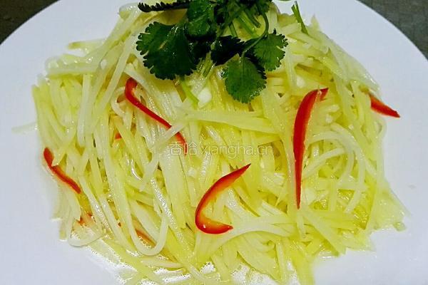 凉拌土豆丝的做法图解10