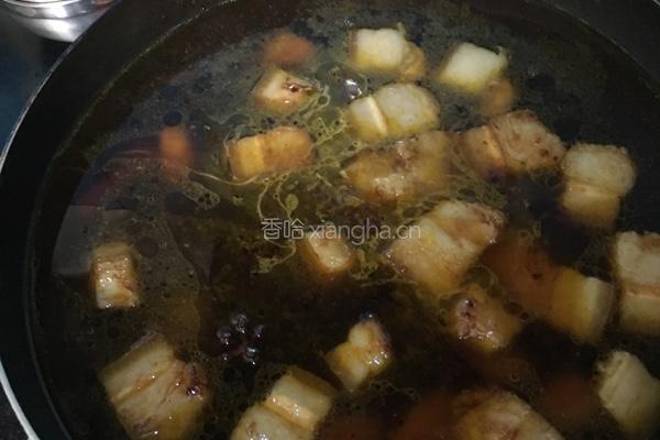 猪肉白菜粉丝煲的做法图解11
