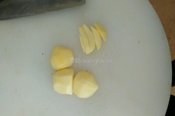 苹果味蓝莓土豆泥的做法图解2