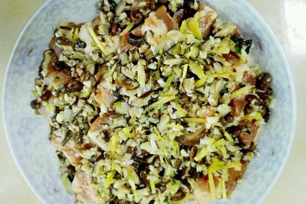 豆鼓香菇蒸排骨的做法图解6