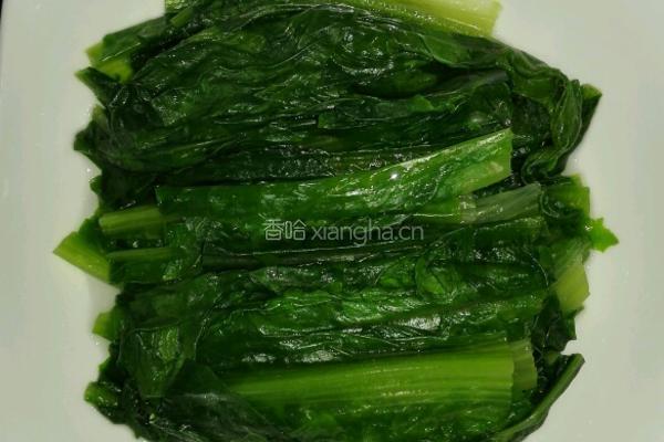 蒜香油麦菜的做法图解2