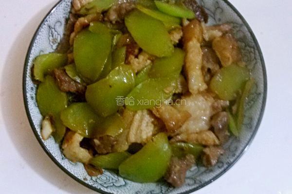 莴笋炒肉的做法图解10