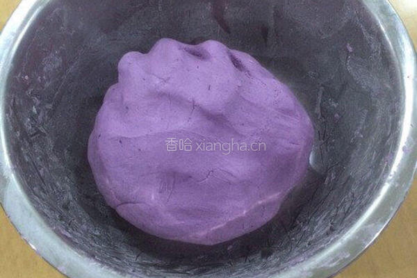 紫薯莲蓉糯米饼的做法图解4