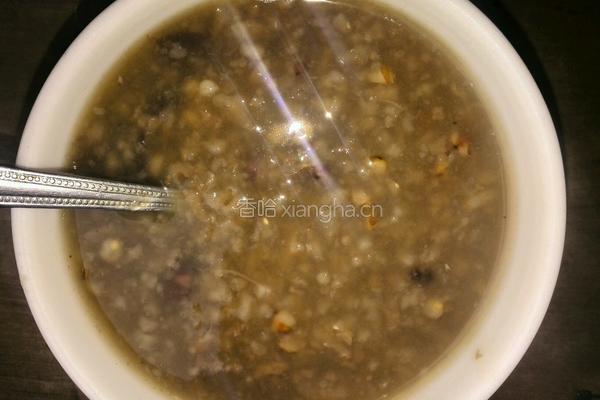 红薏米红豆粥的做法图解5