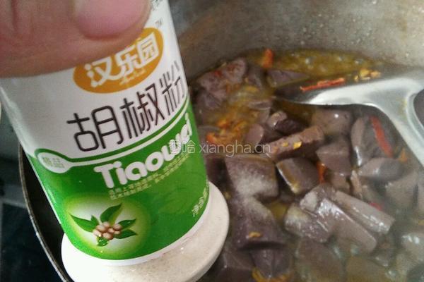 香辣鸡血的做法图解9