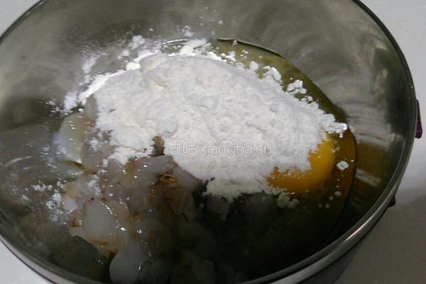 虾仁鸡蛋饼的做法图解2