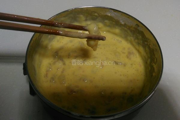 虾仁鸡蛋饼的做法图解3