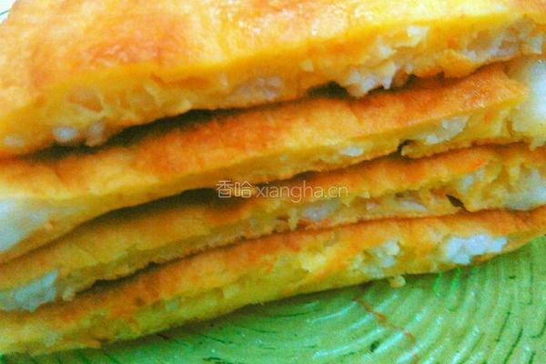 虾仁鸡蛋饼的做法图解5