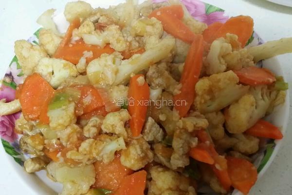 菜花炒西红柿的做法图解5