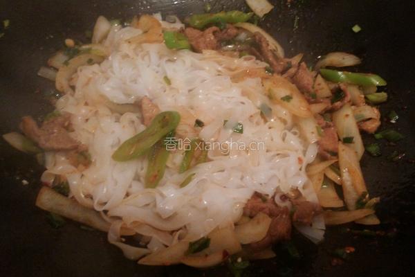 炒河粉的做法图解7