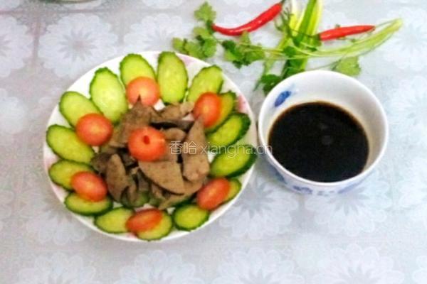 黄瓜拌猪肝的做法图解6