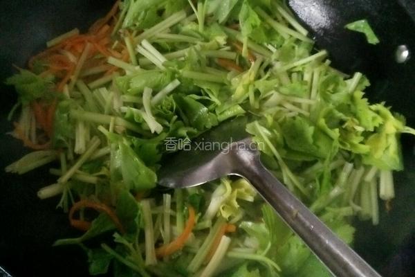 素炒菜的做法图解5