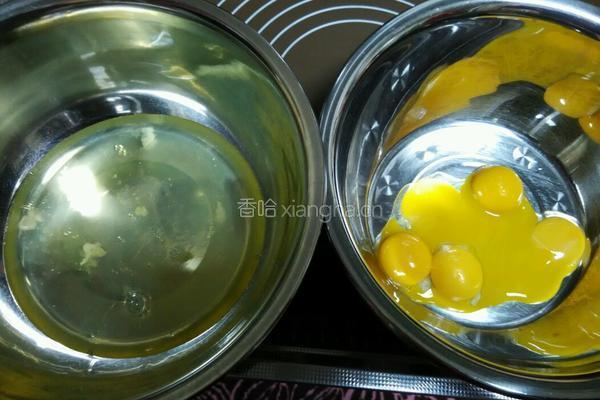 8寸鲜橙汁戚风蛋糕的做法图解2
