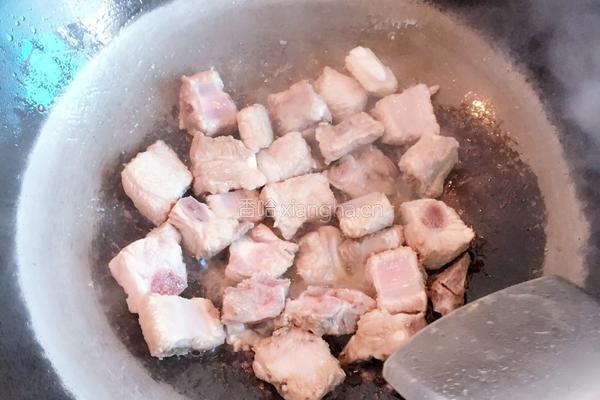 排骨焖莲藕的做法图解4