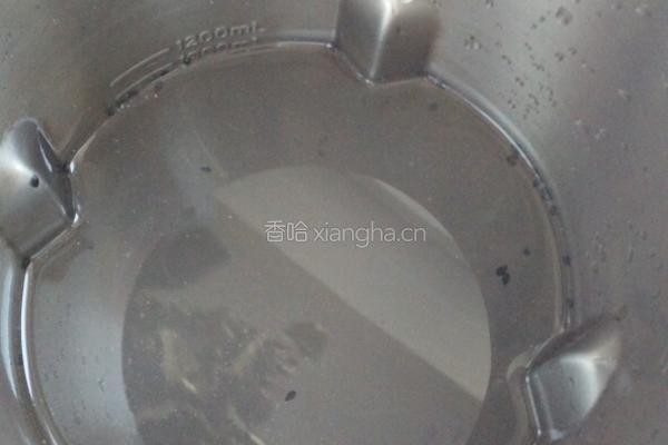 小米黑芝麻糊的做法图解2