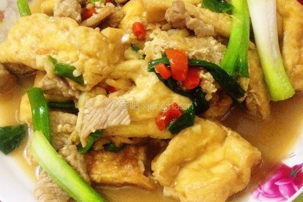 猪肉炒豆腐的做法图解8