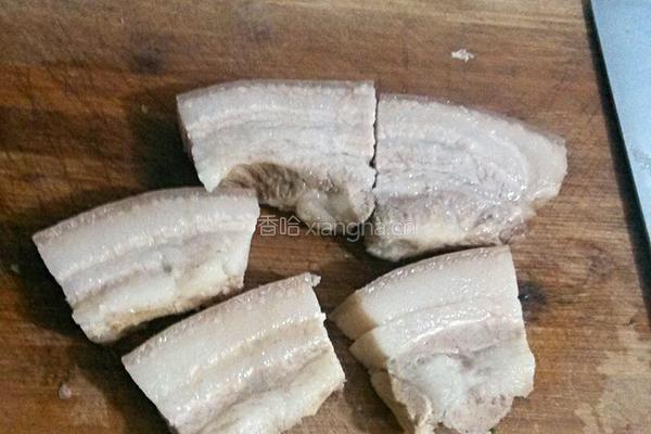平菇扣肉的做法图解4